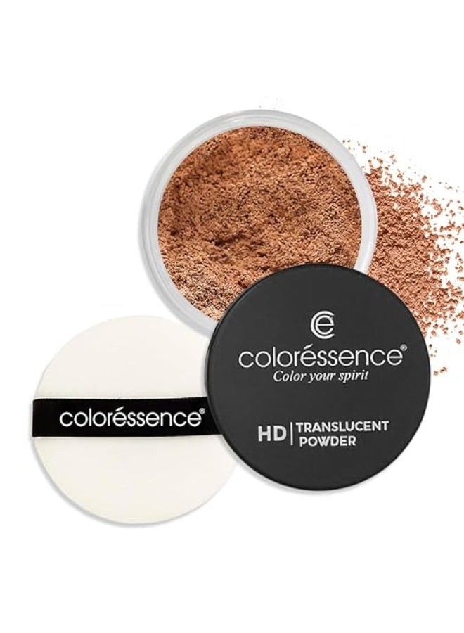 COLORESSENCE HD Translucent Loose Powder for Face Makeup Setting Women, Dusky, 10gm | | Blurs Pores & Fine Lines | Matte Finish | Lightweight | - Image 3